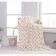 Baby plaid with a toy, size 90x120 cm, beige color