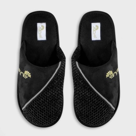 Male slippers, size 40-41, black color