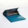 Women's wallet on a magnet, turquoise color