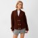 Jumper Female Minaku: Casual Collection Color Chocolate, Rr. 44