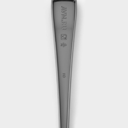 Spoon is a disposable plastic, 17.5 cm, metallic color, 6 pcs/un-3
