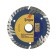 Disk diamond cutting tundra, Turbo-segment with protective sectors, dry cut, 115 x 22 mm