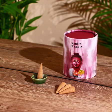 Incense "Karma Buddha" Aromacons (set of 30 pcs), rose