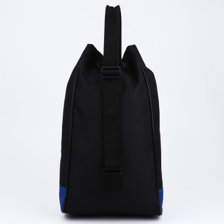 The backpack of the school Torba Wellness, 45x20x25, the cord bastard, blue/black-4
