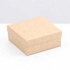 The box is folding, cover is, craft, 12 x 12 x 5 cm