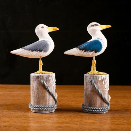Interior souvenir "Seagull on the stump" 11x7x21cm mix-1
