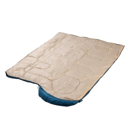 Tourist sleeping bag, 220 x 75 cm, up to -20 degrees, 700 g/m2, emerald-2
