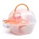Carrier carrier carrier with a house, shelf, drinker, 29x23x23 cm, yellow