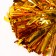 Pompom, golden color
