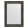 Mirror with engraving in the baguette frame, black Ardeko 81 mm, 65x87 cm
