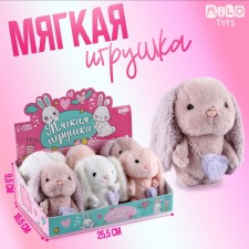 Soft toy in showbox, bunny, mix