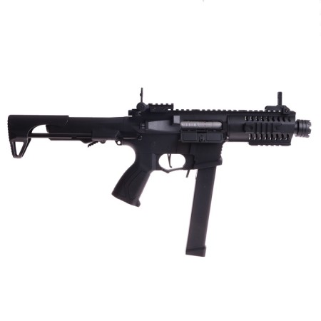 A child’s machine gun with metal elements, shoots gel bullets, battery-2