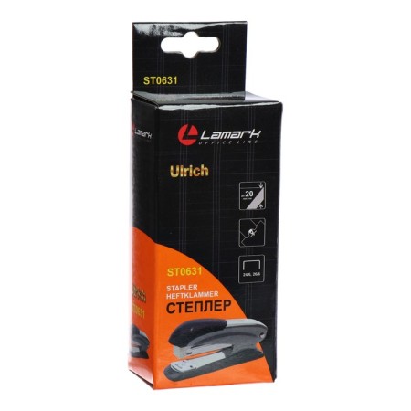 Stapler Lamark Ulrich No. 10, up to 12 sheets, orange-3
