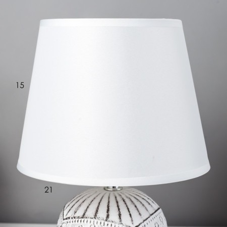 Carolina desktop E14 40W white-black 20x20x30 cm Risalux-3