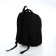 Youth backpack from textiles, rise, 2 lightning departments, 3 pockets, black color