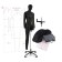 Pentornovsky Monica mannequin, a kit of pro, size 52, black color, overlays, hands, leg and head