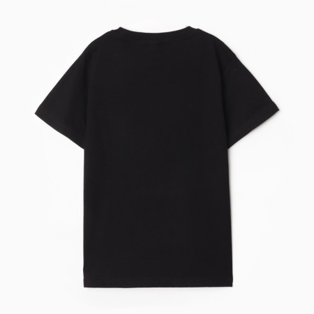 Children's T -shirt, black color, height 158 ​​cm-3