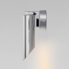Wall lamp EUROSVET WING 40037/1, E14, 1x60W, 90x80x210 mm, chromium color