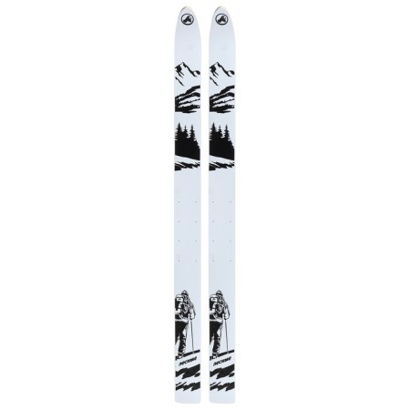 Wood-plastic skis "forest", 165 cm, with a notch, the color of mix-2