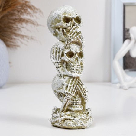 Figure "Skull Pyramid" 6x6x17cm