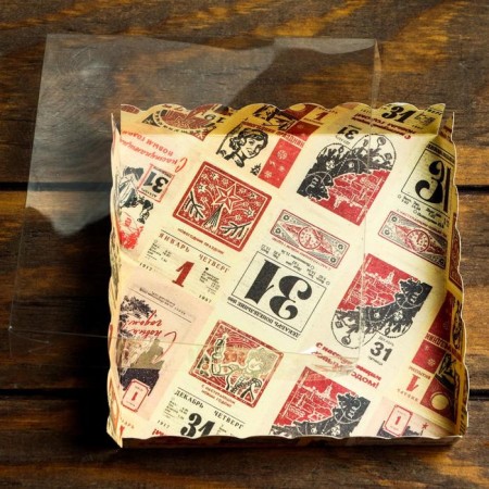 Box for cookies "New Year's calendar", 15 x 15 x 3 cm-3