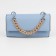 A chain for a bag, with carbines, plastic, 23 × 17 mm, 30 cm, light brown/silver color