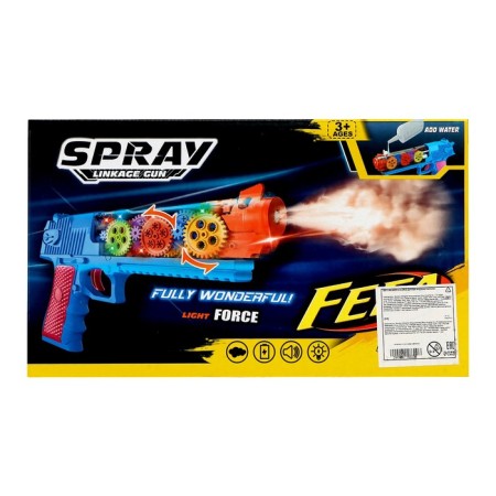 Pistol with gears Spay, Smoke, Light, Sound, on batteries-9