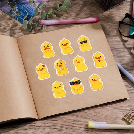 Set of stickers "Ducks", 5 x 5 cm-4