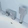 Mixer on board the bathtub IDDIS Slide Slisb30i07, for three holes, chrome