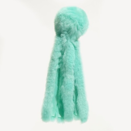 A toy for cats "octopus" from artificial fur, up to 19 cm, mint-2