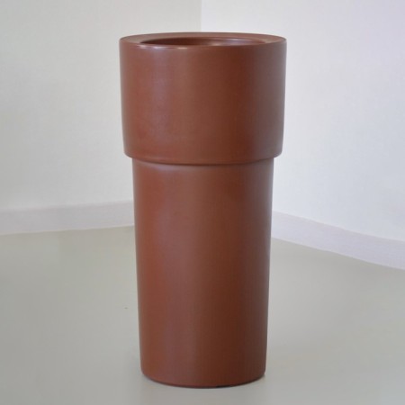 Kashpo for flowers "candle" 38.5x80 cm, 25 l, color chocolate-2