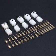 Car connector, dj7041-6.3-11/21, 4 contacts, set 5 pcs
