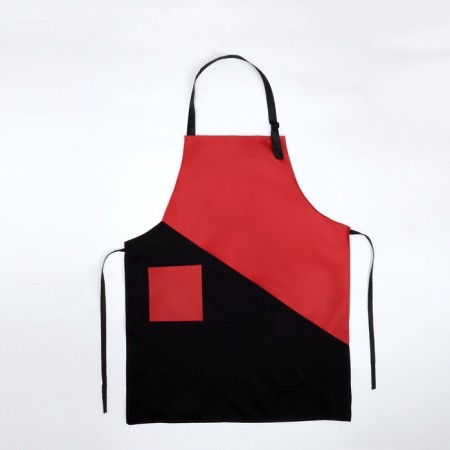 Apron for the master, black/red color-6