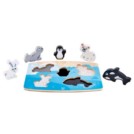 Tactile puzzle "Arctic animals"