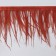 Braid with ostrich feathers, 8-10 cm, 5 ± 0.5 m, red color