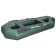 Yugana S-280 ND boat, inflatable bottom, olive color