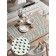 A set of napkins for setting the table "Christmas trees dance", rectangular, rounded edges, size 30x46 cm, 4 pcs