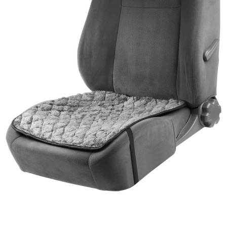 Front seat, artificial fur, size 48 x 48 cm, gray size-11