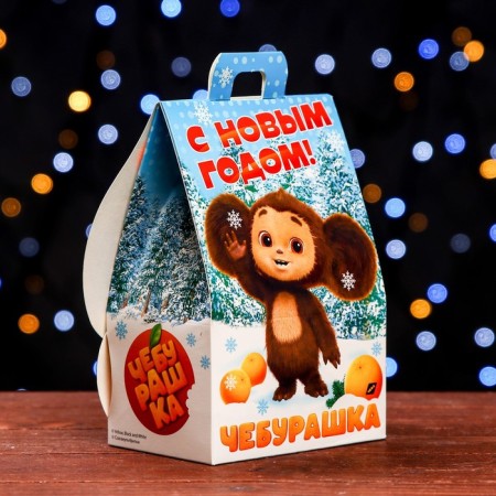 Gift box "Cheburashka", house, 12 x 8.5 x 17.5 cm-1