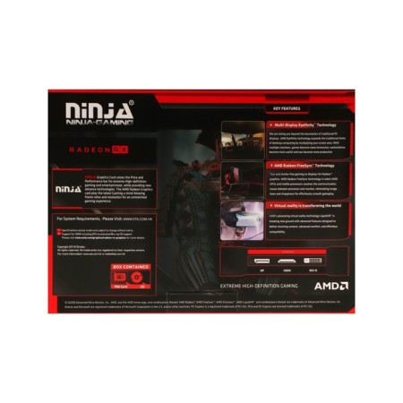 Ninja R9 370, 4GB, 256BIT, GDDR5, DVI, HDMI, DP, HDCP video card-5