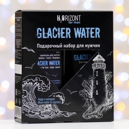 Gift set of men's: a shampoo for the hairy body, 500 ml+cream after shaving, 150ml-1