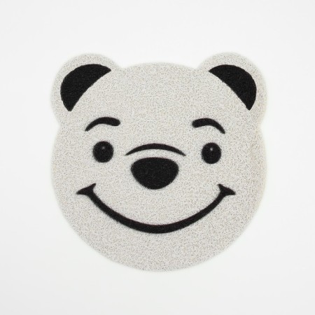 2-in-1 rug for a bowl/toilet for animals "Bear", 30 x 30 cm, white-2