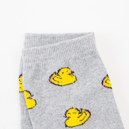Socks men's "ducks" color gray, size 27-1