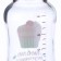 A bottle of feeding glass “I love delicious”, classic throat, medium stream, 180 ml., From 3 months.