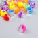 Beads for creativity plastic "Color. Gloss" set of 20 g 1.1x1.1x0.9 cm