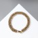 Bracelet with rhinestones "ice" elegance, lines, white-gold color, 18 cm