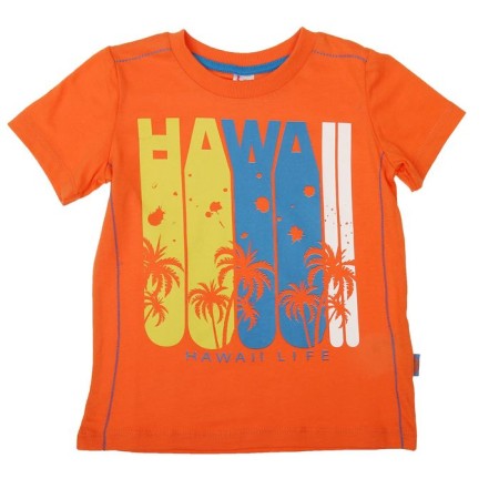 T -shirt for a boy, height 110 cm, orange color CSK 61575 (147)
