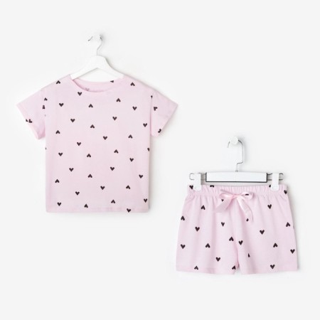 PAZHAMA Women's KAFTAN "Hearts" T-shirt, shorts, r.40-42-5