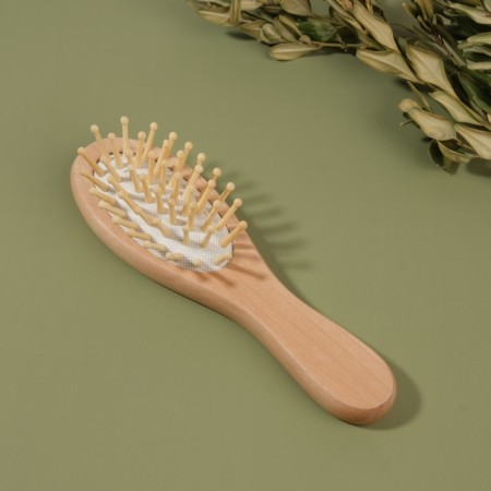 Comb - mini massage "South", 4.5 × 15.5 cm, color "Light wood"-2