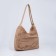 Love bag with lightning, brown color